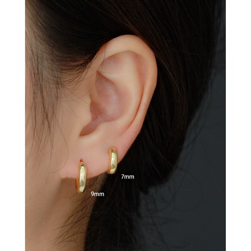 Elegant Hoop Earrings in Multiple Sizes – Funteyn