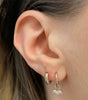Petal Earrings with Cubic Zirconia –Gillian