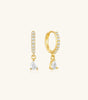 Drop Summer Earrings with Cubic Zirconia – Ester