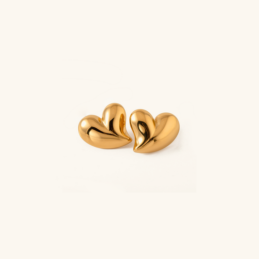 Love Heart Waterproof  Earrings - Eylmer