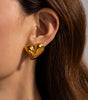 Love Heart Waterproof  Earrings - Eylmer