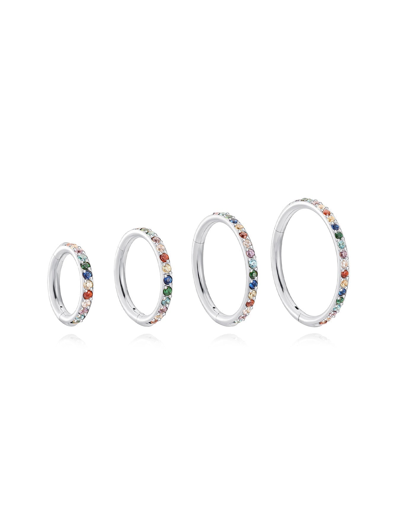 Cartilage Hoop with Cubic Zirconia – Unton