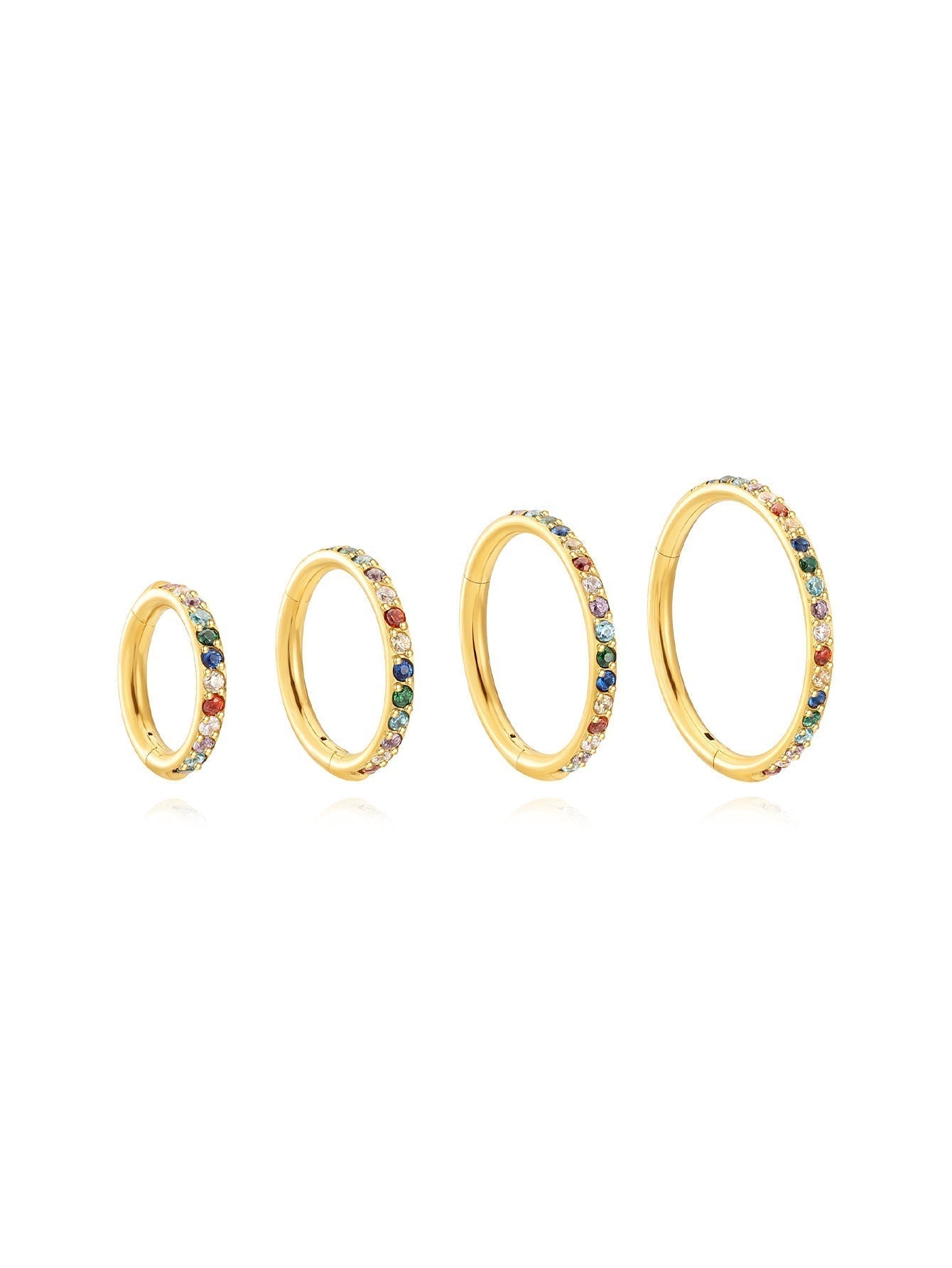 Cartilage Hoop with Cubic Zirconia – Unton
