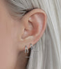 Cartilage Hoop with CZ Stones Available in Multiple Sizes - Bethia