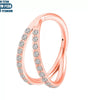 Cartilage Hoop with CZ Stones Available in Multiple Sizes - Bethia